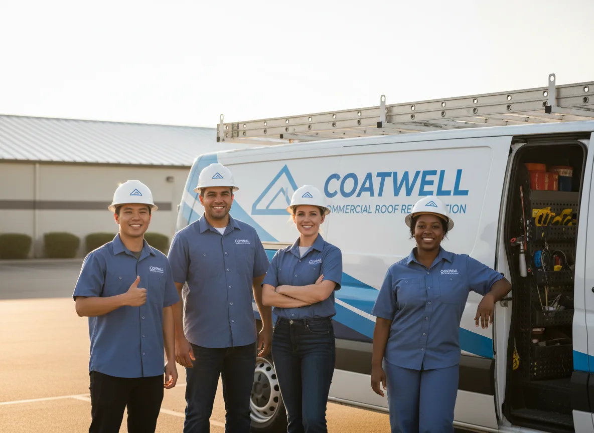 Commercial roof coating company in Bock, MN